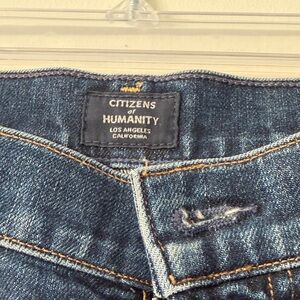 Citizens Of Humanity Dark Blue Ankle Jeans